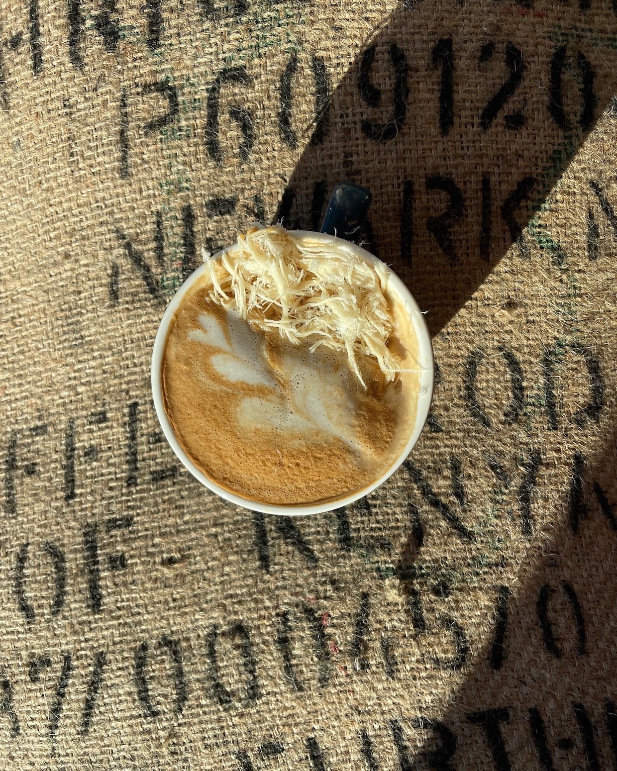 A Dry Fly Sesame Latte